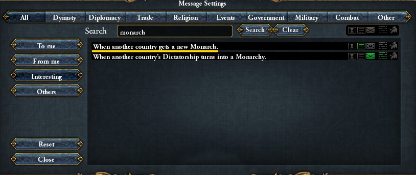 Notified whenever a country of interest gets a new monarch