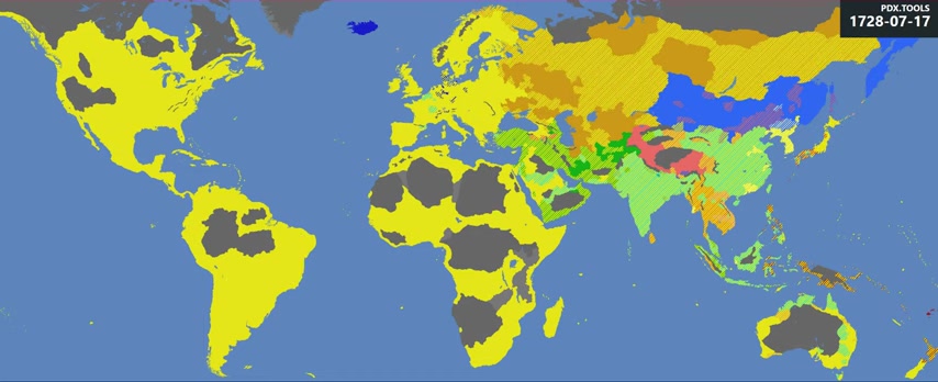 Still from Lady Meyneth's Catalonia timelapse with PDX.TOOLS visible over the map